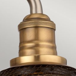 Quintiesse Rigby kinkiet 2x40 W stary mosiądz-przezroczysty-nikiel QN-RIGBY2-BATH-AN