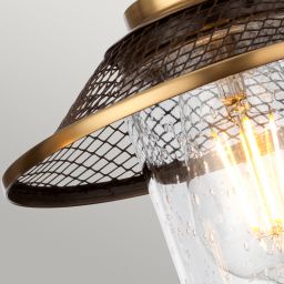 Quintiesse Rigby kinkiet 2x40 W stary mosiądz-przezroczysty-nikiel QN-RIGBY2-BATH-AN