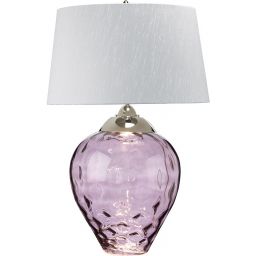 Quintiesse Samara lampa stołowa 1x60 W 1x7 W LED srebrna/polerowany nikiel/różowy QN-SAMARA-TL-LRG-PLM