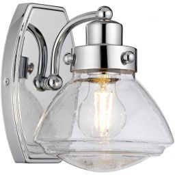 Quintiesse Scholar kinkiet 1x60 W polerowany chrom-przezroczysty QN-SCHOLAR1