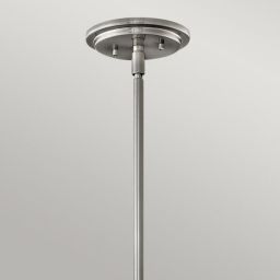 Quintiesse Somerset lampa wisząca 1x60 W mleczna-szczotkowany nikiel QN-SOMERSET-P-O-BN