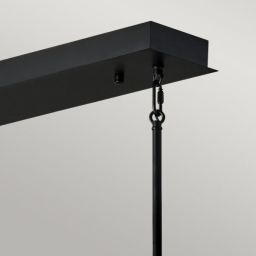 Quintiesse Styx lampa wisząca 1x55 W czarna-złota QN-STYX-LED-ISLE-BG