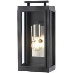 Quintiesse Sutcliffe kinkiet zewnętrzny 1x60 W antyczny nikiel/postarzany cynk QN-SUTCLIFFE-S-AZ