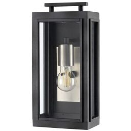 Quintiesse Sutcliffe kinkiet zewnętrzny 1x60 W antyczny nikiel/postarzany cynk QN-SUTCLIFFE-S-AZ