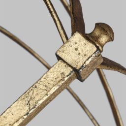 Quintiesse Thayer lampa wisząca 4x40 W antyczne złoto QN-THAYER-4P-ADB