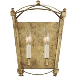 Quintiesse Thayer kinkiet 2x40 W antyczne złoto QN-THAYER2-ADB