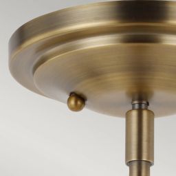 Quintiesse Urban Restoration lampa wisząca 1x60 W antyczny ciemny mosiądz-przezroczysta QN-URBANREST-MP