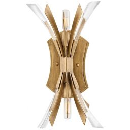 Quintiesse Vida kinkiet 2x40 W oksydowane złoto QN-VIDA2