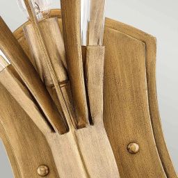 Quintiesse Vida kinkiet 2x40 W oksydowane złoto QN-VIDA2