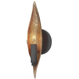 Quintiesse Willow kinkiet 1x40 W ekskluzywne złoto/węglowa czerń QN-WILLOW1-CBK