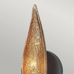 Quintiesse Willow kinkiet 1x40 W ekskluzywne złoto/węglowa czerń QN-WILLOW1-CBK