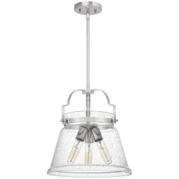 Quintiesse Wimberley lampa wisząca 3x60 W polerowany chrom/przezroczysty QN-WIMBERLEY-P-PC
