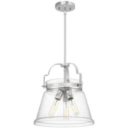 Quintiesse Wimberley lampa wisząca 3x60 W polerowany chrom/przezroczysty QN-WIMBERLEY-P-PC