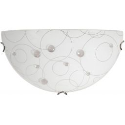 Rabalux Jolly kinkiet 1x60 W biały-wzór 1960