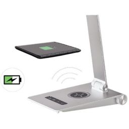 Rabalux Nilfgard lampa biurkowa 1x13W LED srebrny/biały 2029