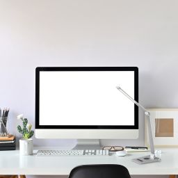 Rabalux Nilfgard lampa biurkowa 1x13W LED srebrny/biały 2029