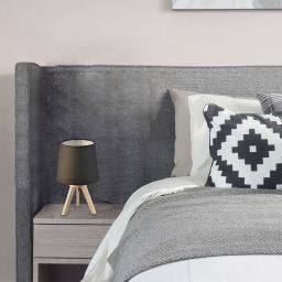 Rabalux Lychee lampa stołowa 1x25W czarny/buk 2069