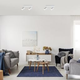 Rabalux Solo lampa podsufitowa 2x25W biała 2082