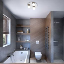 Rabalux Becca lampa podsufitowa 3x28W chrom/biały 2113