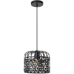 Rabalux Alessandra lampa wisząca 1x60W czarna 2156