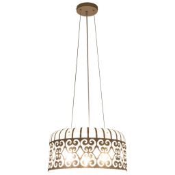 Rabalux Alessandra lampa wisząca 3x60W biała 2163