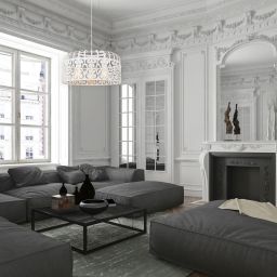 Rabalux Alessandra lampa wisząca 3x60W biała 2163