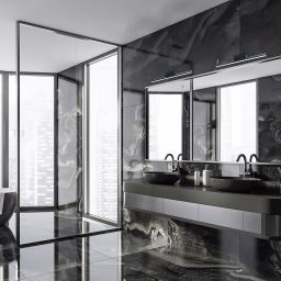 Rabalux Evan kinkiet 1x18W LED czarny mat/biały 2167