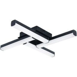 Rabalux Evan lampa podsufitowa 1x18W LED czarny mat/biały 2168