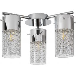 Rabalux Niagara lampa podsufitowa 3x40W chrom/przezroczysty 2195