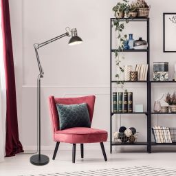 Rabalux Aristeo lampa stojąca 1x40W czarny mat 2196