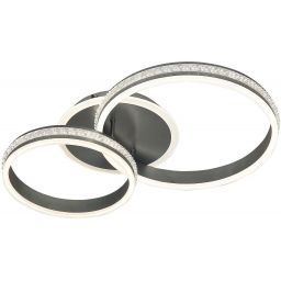 Rabalux Avalon lampa podsufitowa 1x50W LED aluminium/biały 2229