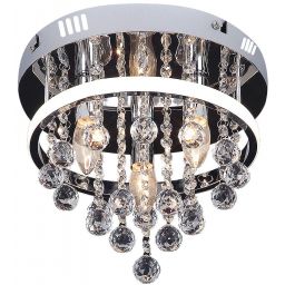 Rabalux Pallas lampa podsufitowa 3x40W+1x20W LED chrom/biały 2236