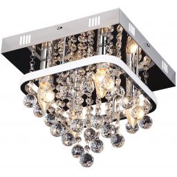 Rabalux Pallas lampa podsufitowa 4x40W+1x23W LED chrom/biały 2238