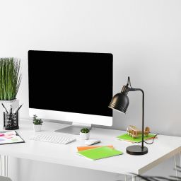 Rabalux Flint lampa biurkowa 1x25W czarna 2240