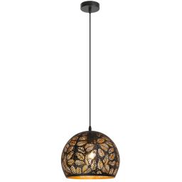 Rabalux Manorca lampa wisząca 1x40W czarna 2276