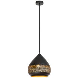 Rabalux Kaia lampa wisząca 1x40W czarna 2278