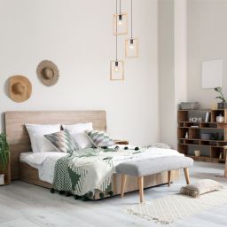 Rabalux Indigo lampa wisząca 3x40W czarny/buk 2293