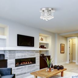 Rabalux Corinna lampa podsufitowa 3x40W chrom/kryształ 2615