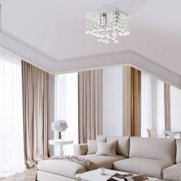 Rabalux Corinna lampa podsufitowa 3x40W chrom/kryształ 2617