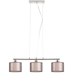Rabalux Anastasia lampa wisząca 3x60W chrom/brąz 2630