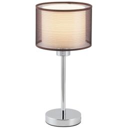 Rabalux Anastasia lampa stołowa 1x60W chrom/brąz 2631