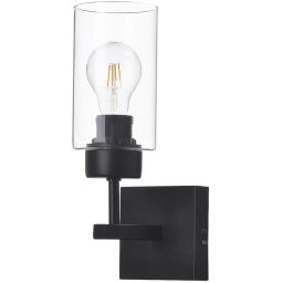 Rabalux Prudence kinkiet 1x40W czarny/przezroczysty 2671