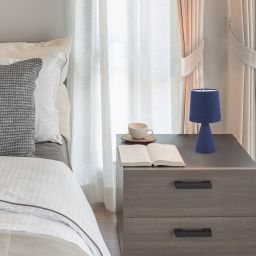 Rabalux Nalani lampa stołowa 1x40W niebieska 2696