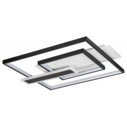 Rabalux Herkules lampa podsufitowa 4x50W LED czarny/biały 2932