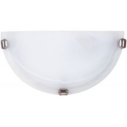 Rabalux Alabastro kinkiet 1x60 W biały-chrom 3002