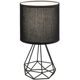 Rabalux Kinga lampa stołowa 1x40W czarna 3016