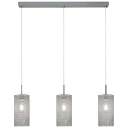 Rabalux Callia lampa wisząca 3x25W popielata 3019