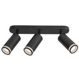 Rabalux Senobia lampa podsufitowa 3x35 W czarna 73035