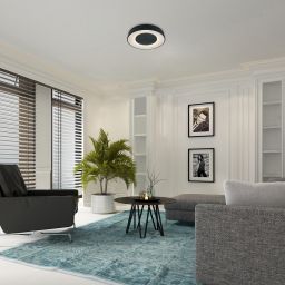 Rabalux Ceilo plafon 1x38W LED czarny 3082