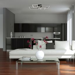 Rabalux Quince lampa podsufitowa 4x40W LED czarny/biały 3084